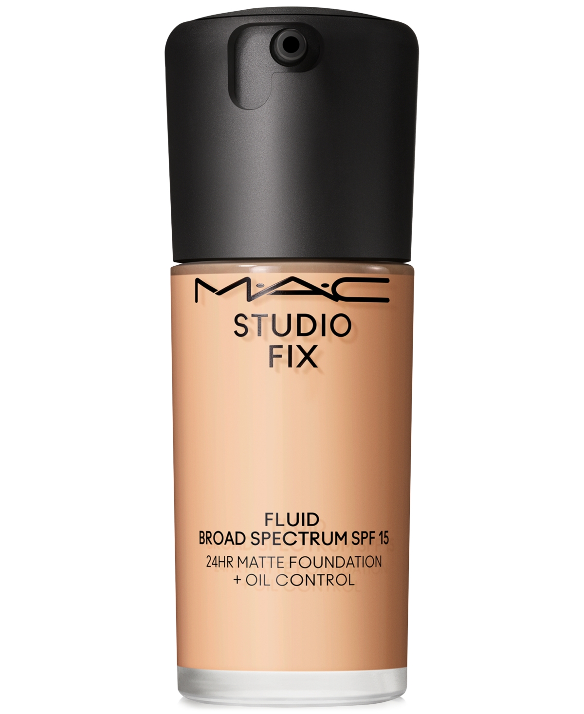 Mac Studio Fix Fluid Spf 15 24hr Matte Foundation + Oil Control, 1 Oz. In C4 (light Neutral Golden With Peachy Und