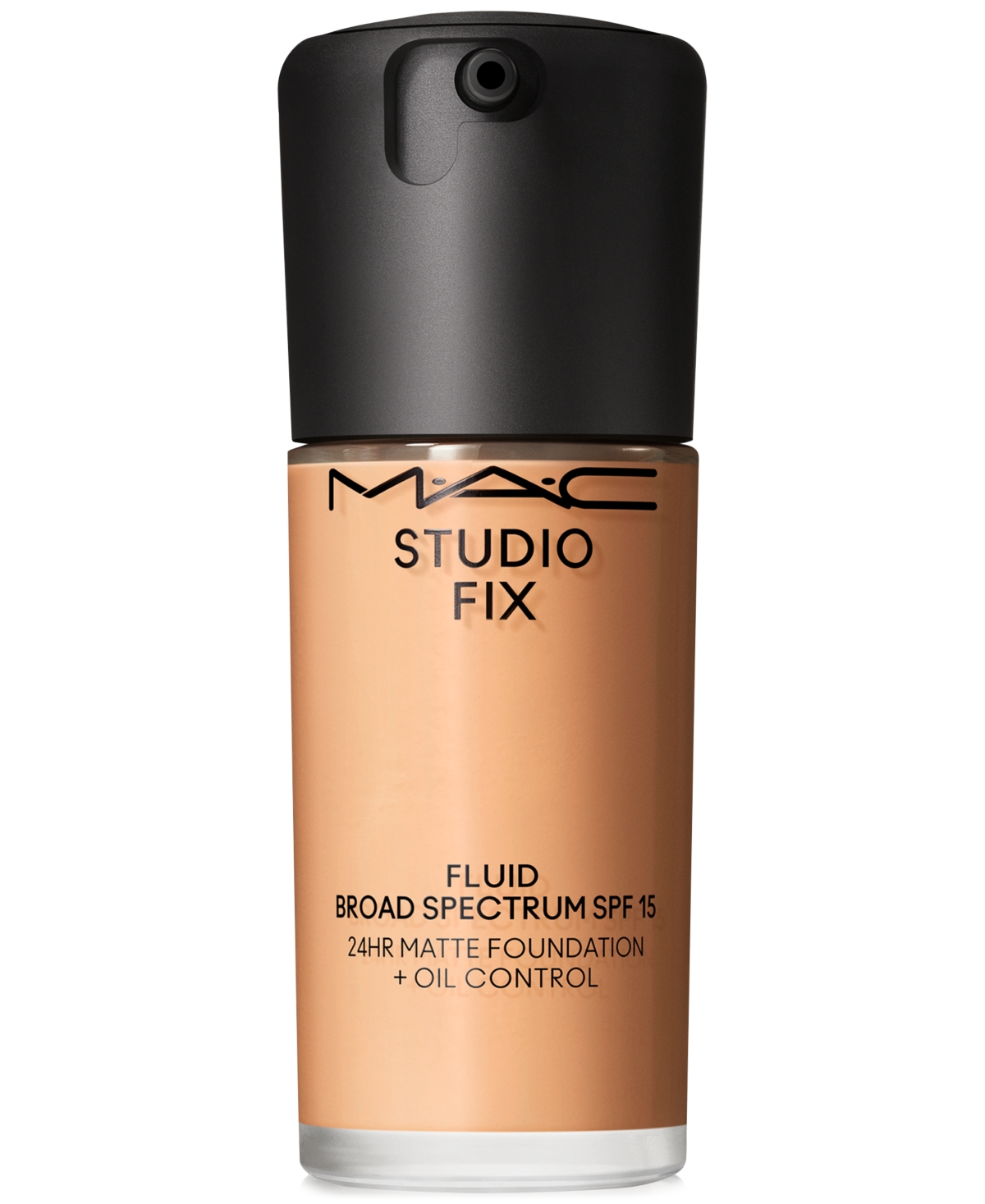 Mac Studio Fix Fluid Spf 15 24hr Matte Foundation + Oil Control, 1 Oz. In C4.5 (tanned Neutral Beige With Peach Un