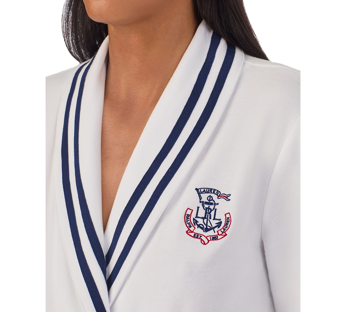 Lauren Ralph Lauren Women's Short Shawl-Collar Robe