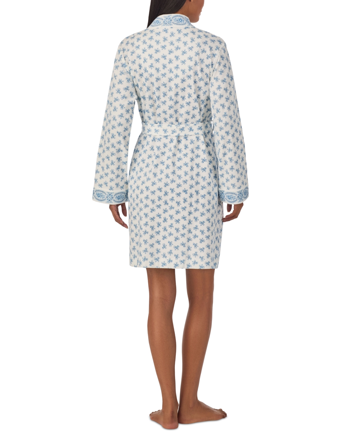 Lauren Ralph Lauren Women's Floral Kimono Wrap Robe