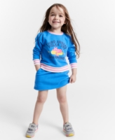 Epic Threads Toddler Girls Polka Dot Champs Top & Skirt, 2 Piece Set, Created for Macy's - Campanula