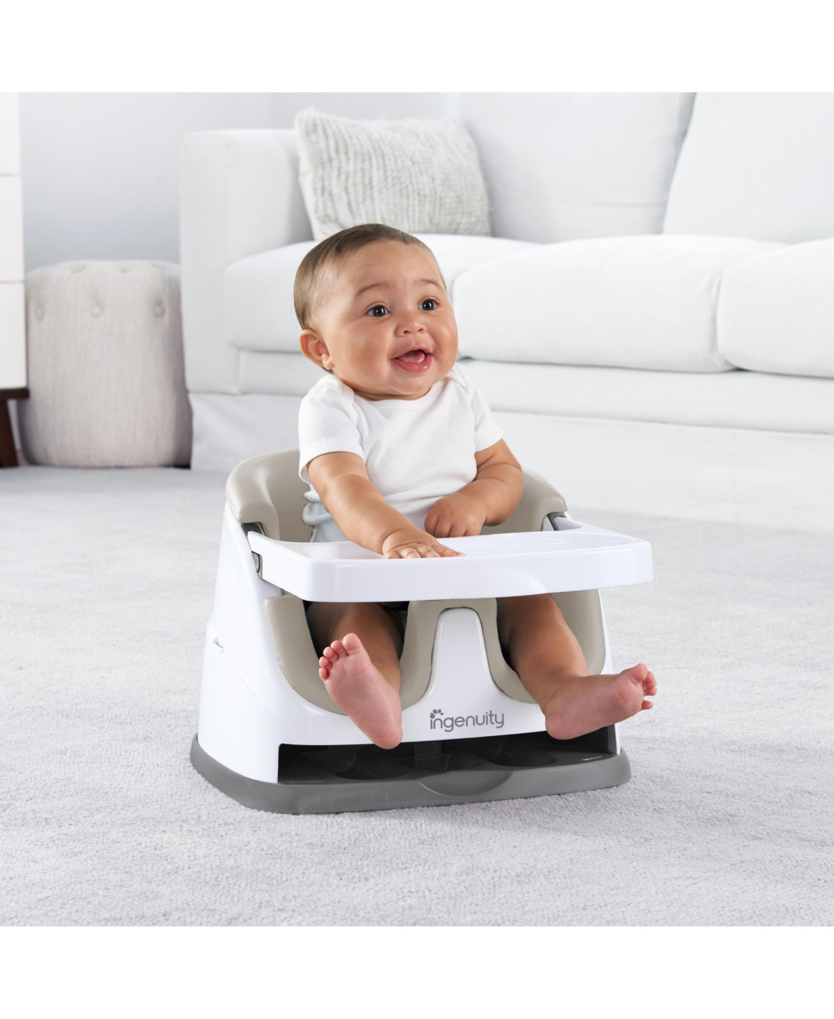 Ingenuity Baby Base 2-in-1 Booster Seat In Cashmere
