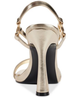 Cybil High-Heel Square-Toe Sandals