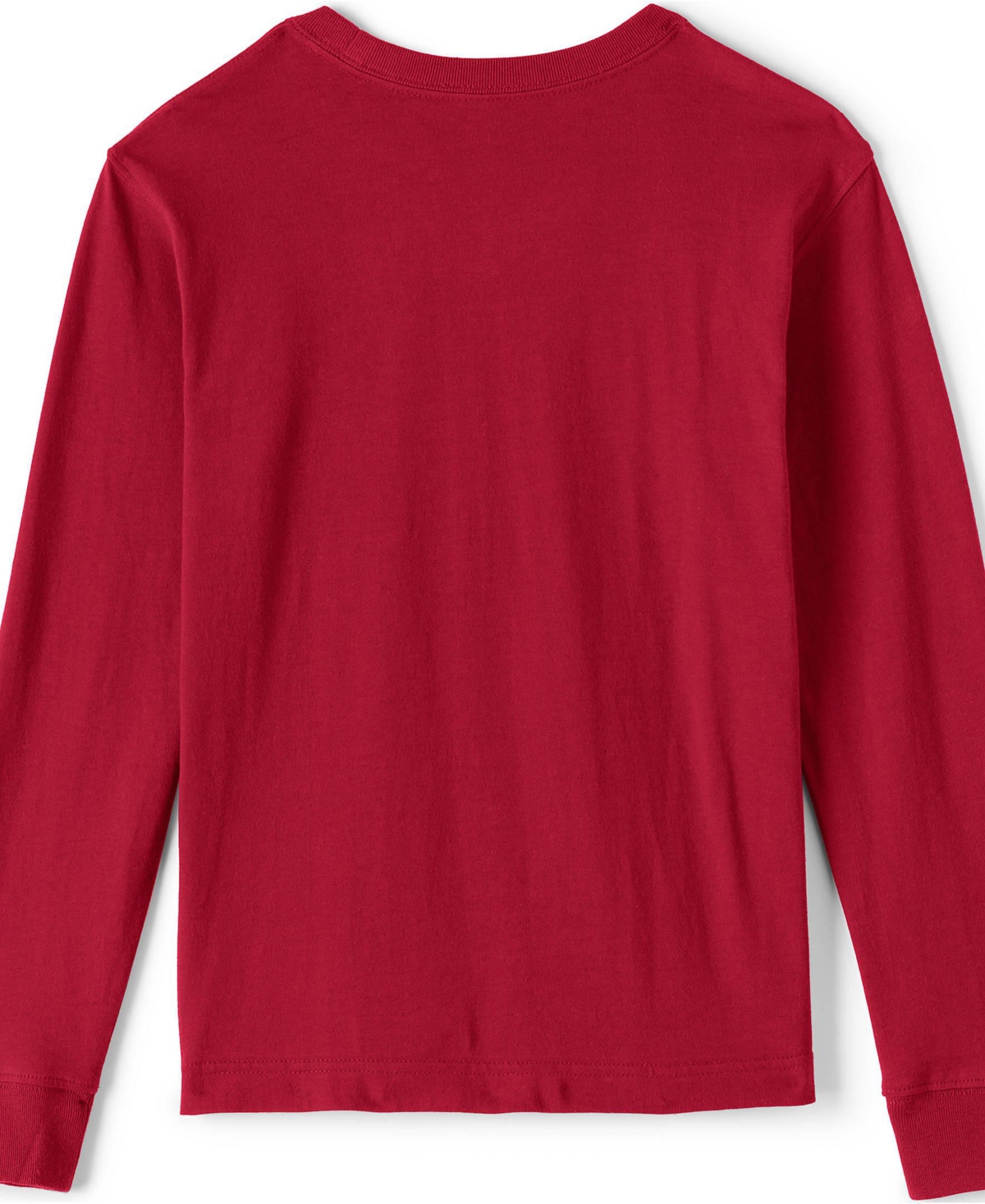 Lands' End Boys School Uniform Long Sleeve Essential T-shirt