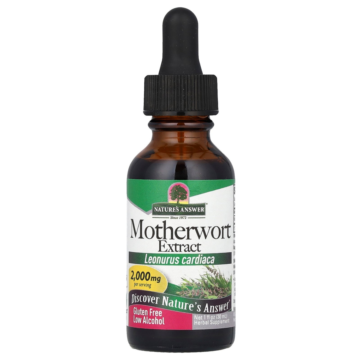Motherwort Extract 2 000 mg - 1 fl oz (30 ml) - Assorted Pre-pack (See Table