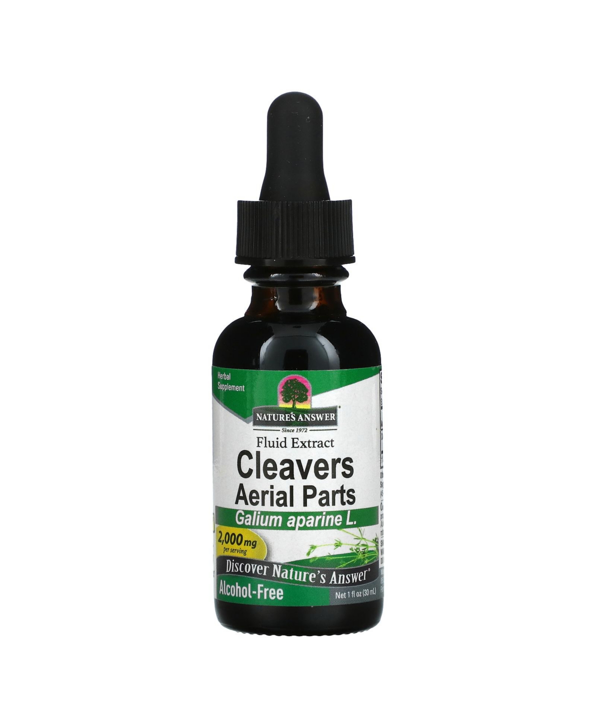 Cleavers Aerial Parts Fluid Extract Alcohol Free 2 000 mg - 1 fl oz (30 - Assorted Pre-pack (See Table