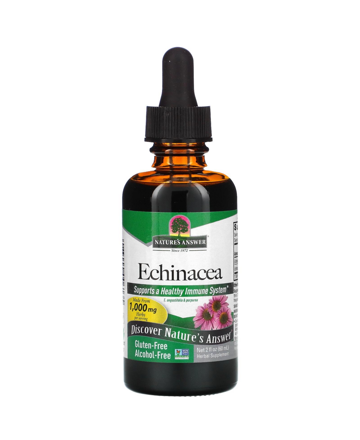 Echinacea Alcohol-Free 1000 mg - 2 fl oz (60 ml) - Assorted Pre-pack (See Table