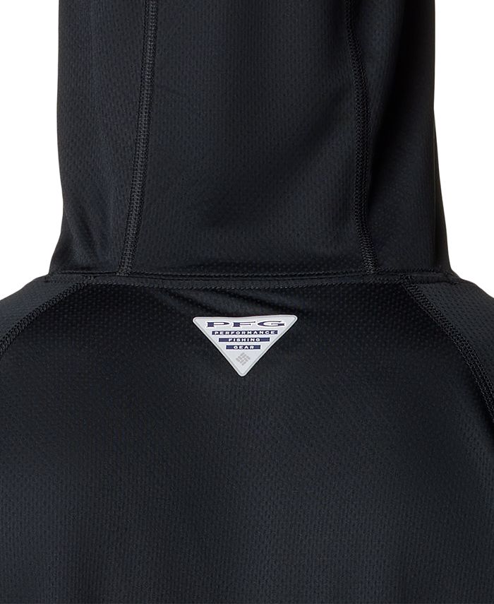 Sweat à Capuche Columbia PFG Femme – Gris, Taille 40 – Omni-ombre UPF 40