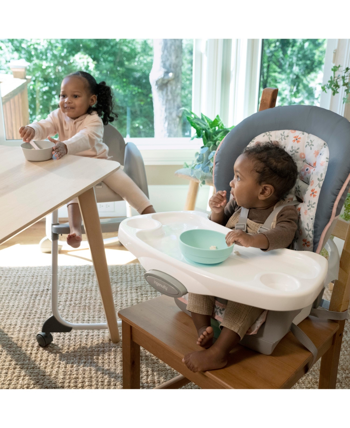 Ingenuity Full Course 6-in-1 High Chair – Astro In White Multi