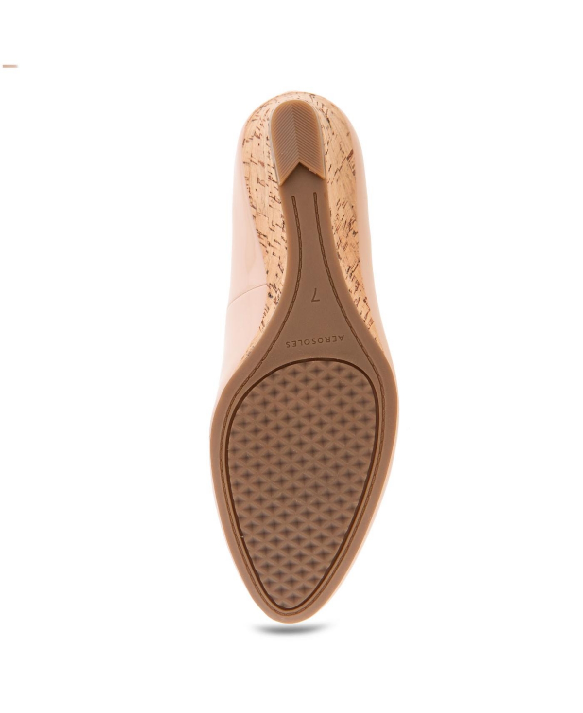 Aerosoles Iris Wedge Pump In Cipria Patent Polyurethane