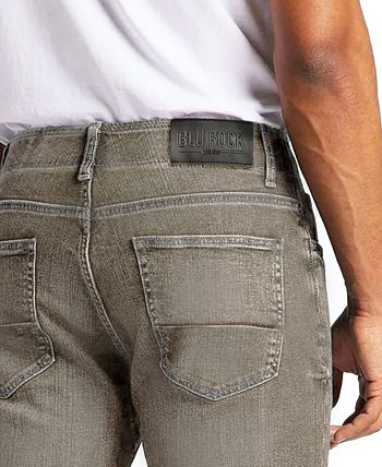 3-Pack Blu Rock Men's Flex Stretch Slim Straight Jeans only $29.99