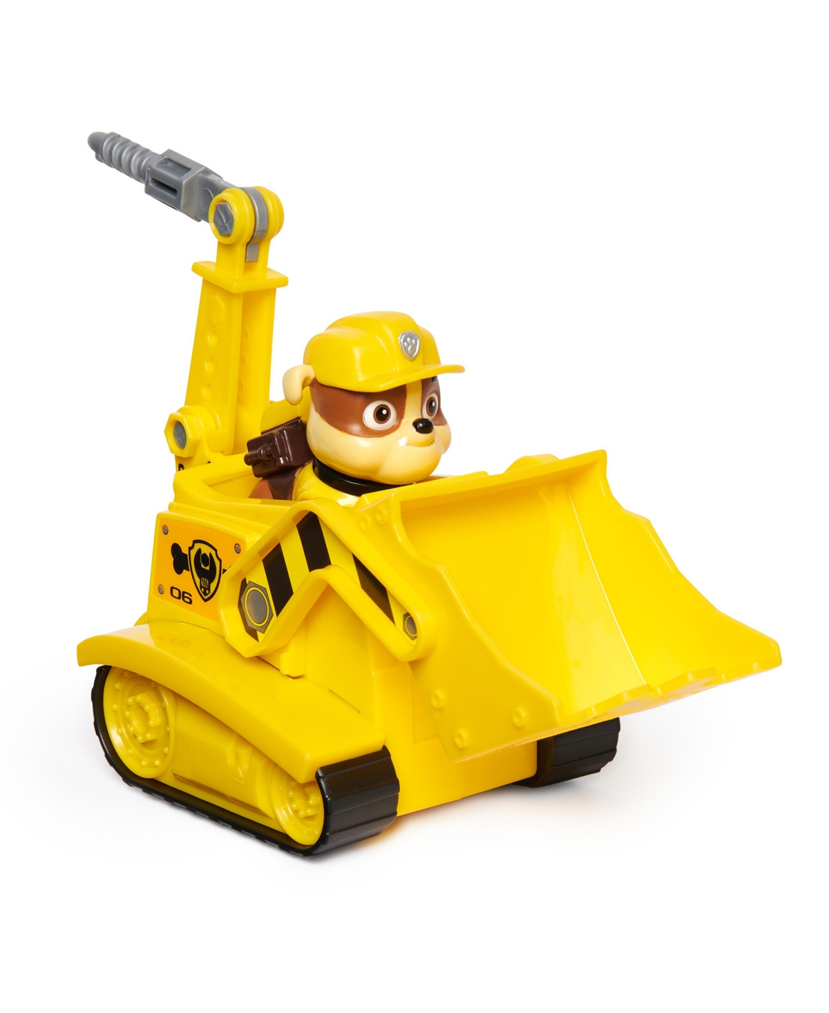 Paw Patrol, Rubble's Bulldozer, Toy Vehicle with Collectible Action Figure, Minded Kids Toys for Boys Girls Ages 3 and Up - Multi-Color