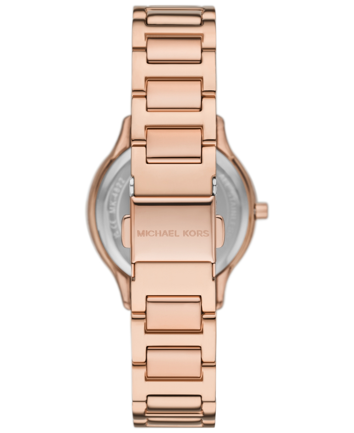 Shop Michael Kors Women's Sage Three-hand Rose Gold-tone Stainless Steel Watch 31mm