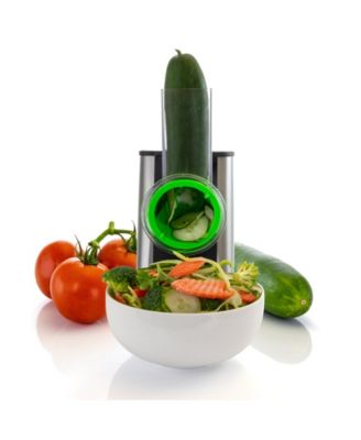 4 in 1 Stainless Steel Electric Salad Maker, Salad Shooter, Shredder, Slicer, Chopper and Shooter