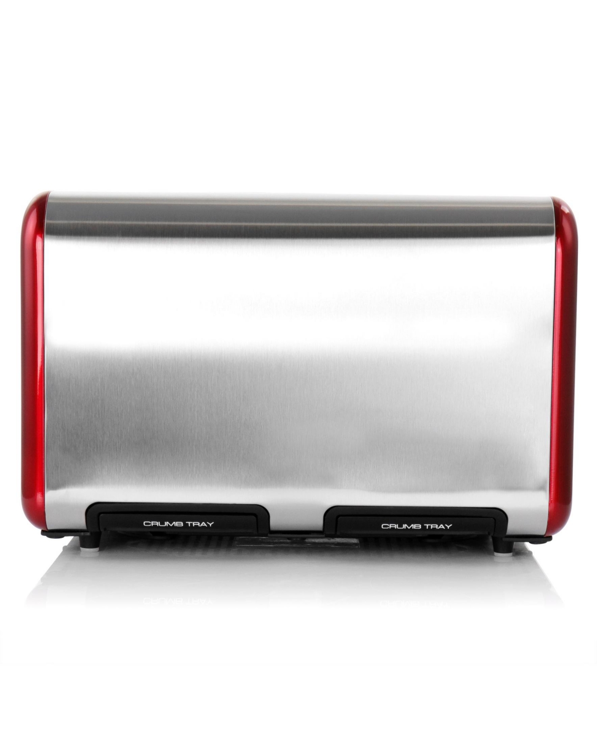 Megachef 4 Slice Toaster In Stainless Steel In Red