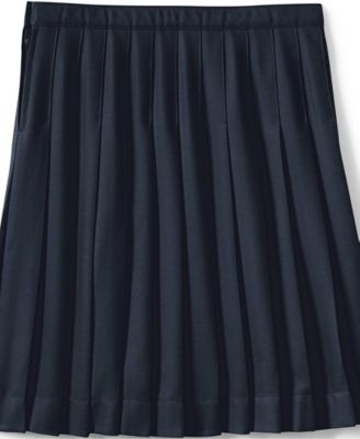 Little Girls Pleated Skirt Below the Knee