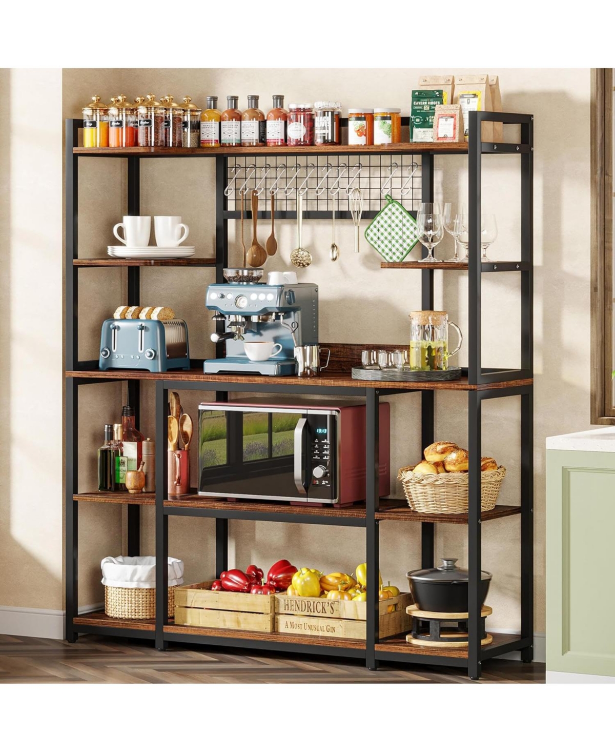 Tribesigns Large Bakers Rack, 55