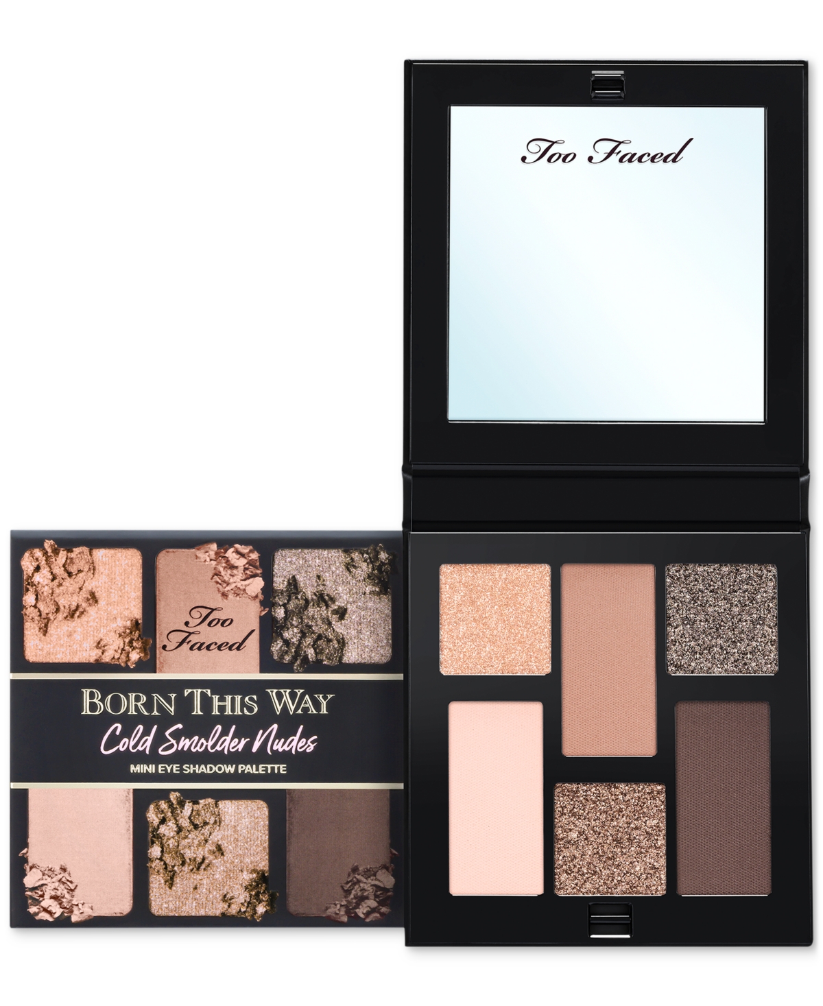 Too Faced Born This Way Cool-tone Mini Neutral Eye Shadow Palette In No Color