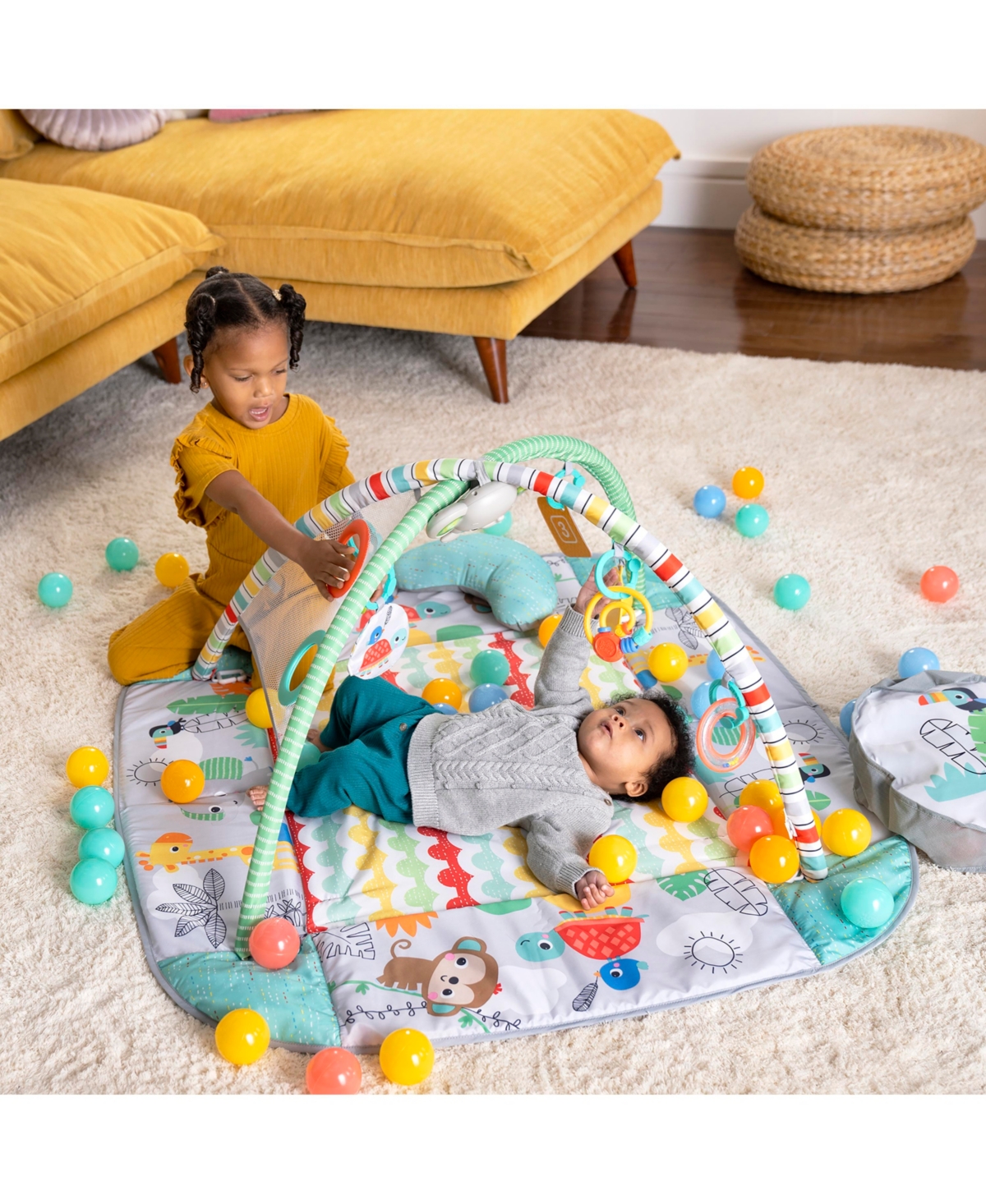 Shop Bright Starts 5-in-1 Your Way Ball Play Activity Gym Ball Pit In Multi