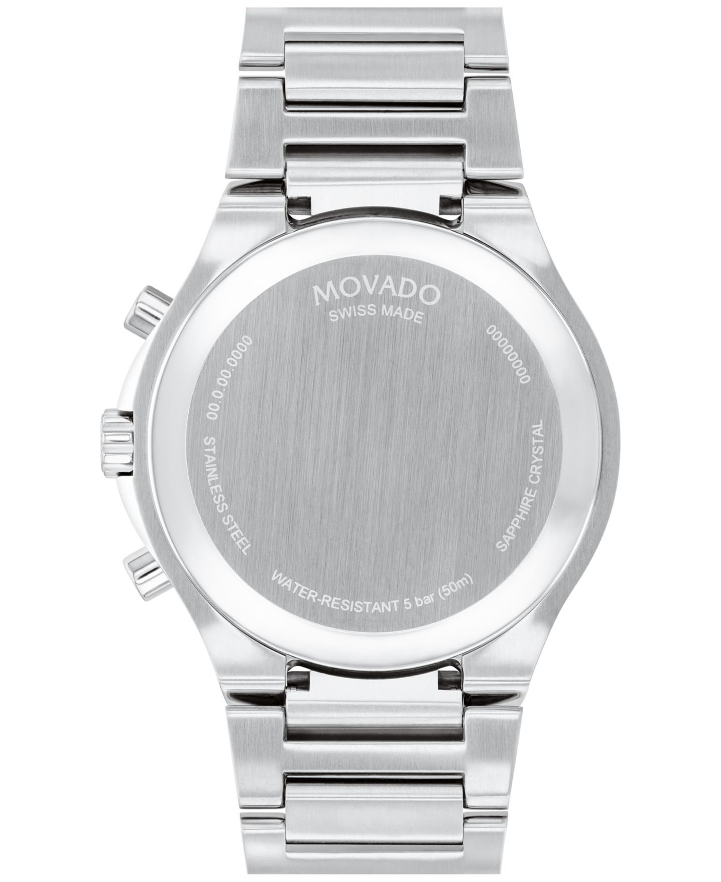 Мужской хронограф Movado Swiss SE на стальном браслете, 42 мм — фото 3