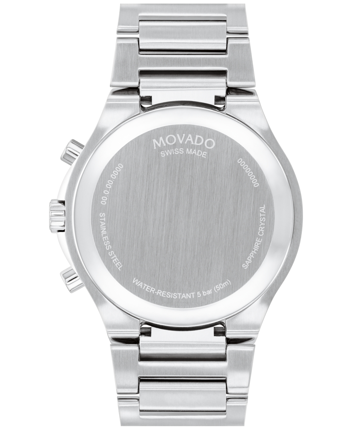 Shop Movado Men's Swiss Chronograph Se Stainless Steel Bracelet Watch 42mm In Silver-tone