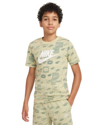 Nike - Big Kids Cotton Printed Logo Graphic T-Shirt