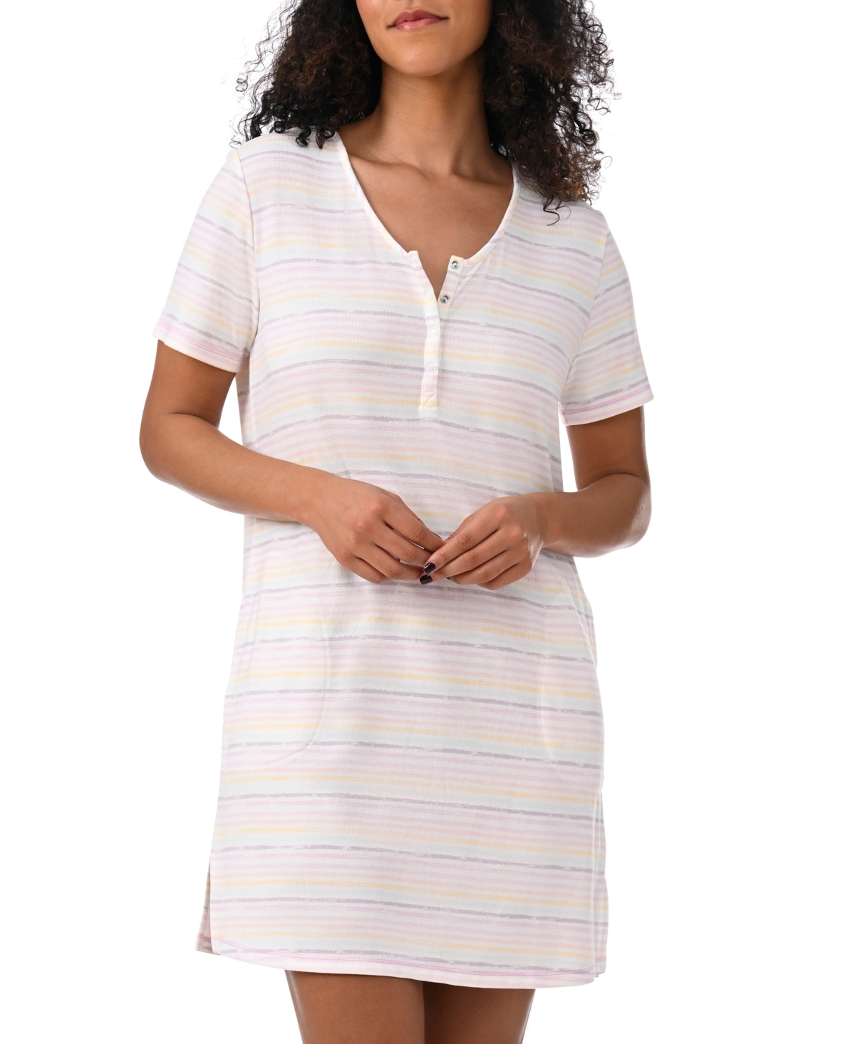 Splendid Women's Printed Short-Sleeve Sleepshirt