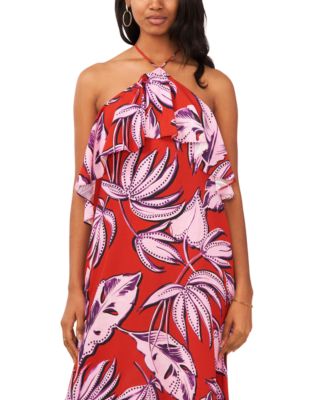 halter racerback dress Halter Neck Racerback Dress with Pockets – Poshakh Fabrics main image 0