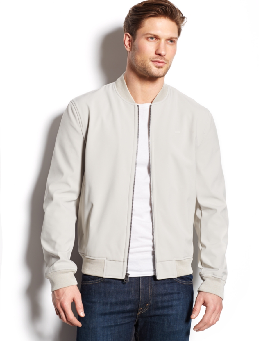 Levis Softshell Varsity Bomber Jacket   Coats & Jackets   Men   