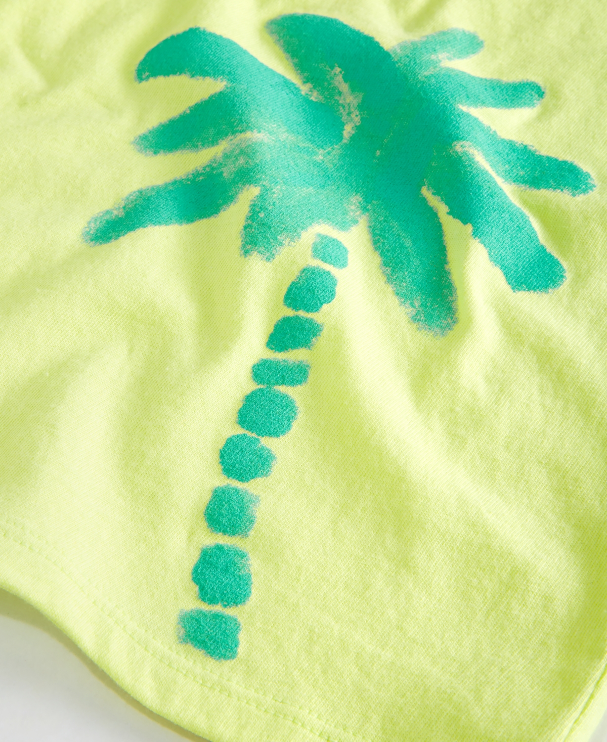 Shop First Impressions Baby Boys Summer Palm Graphic T-shirt, Created For Macy's In Citrus Fruit