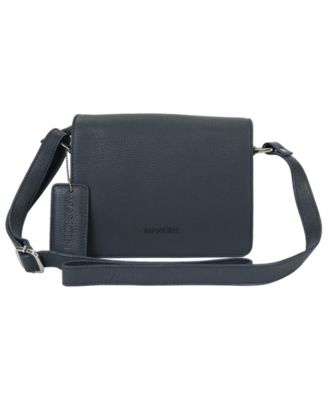Pebble Leather Connie Crossbody Handbag
