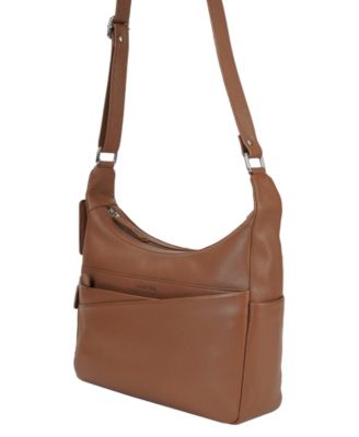 Pebble June Leather Crossbody Handbag