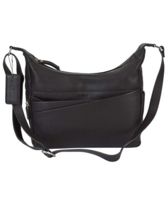 Pebble June Leather Crossbody Handbag