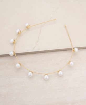 Imitation Pearl Studded Headband