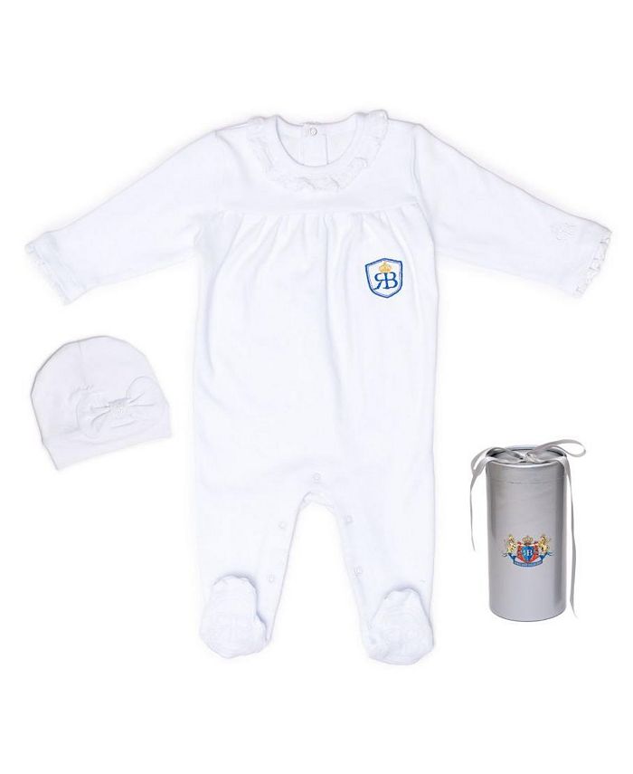 Royal Baby Collection Baby Royal Baby Organic Cotton Gloved Footed ...
