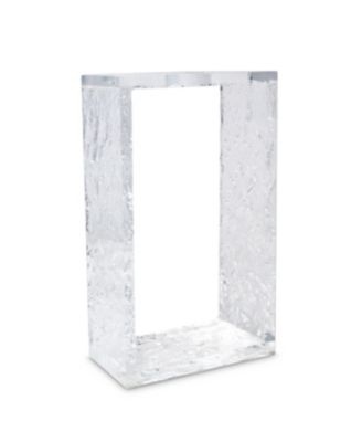 8.75"H Tube Inlayed Acrylic Vase