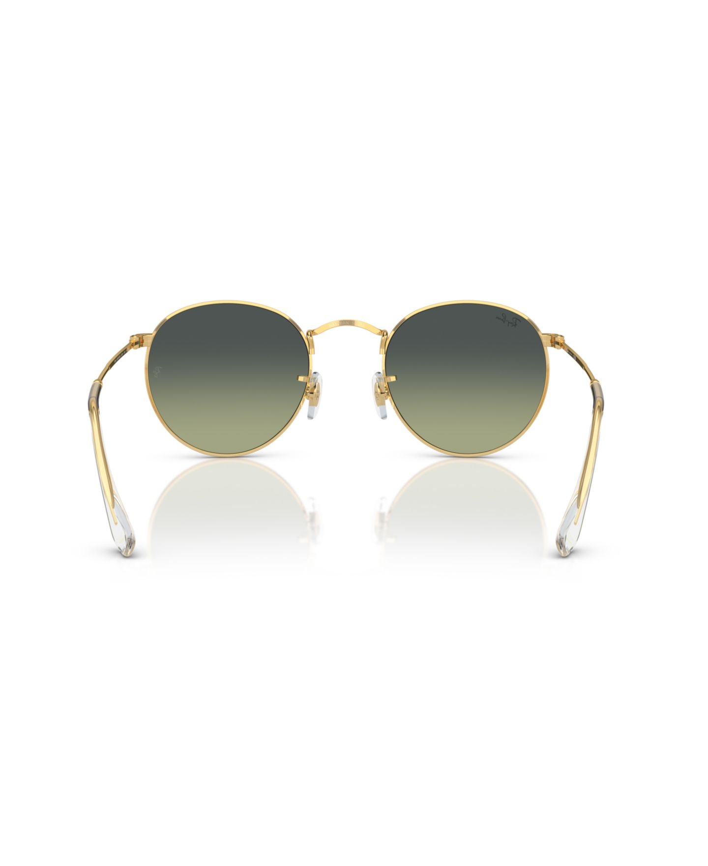 Солнцезащитные очки Ray-Ban Unisex Sunglasses, RB3447 Round Metal, цвет: Золотой — фото 4