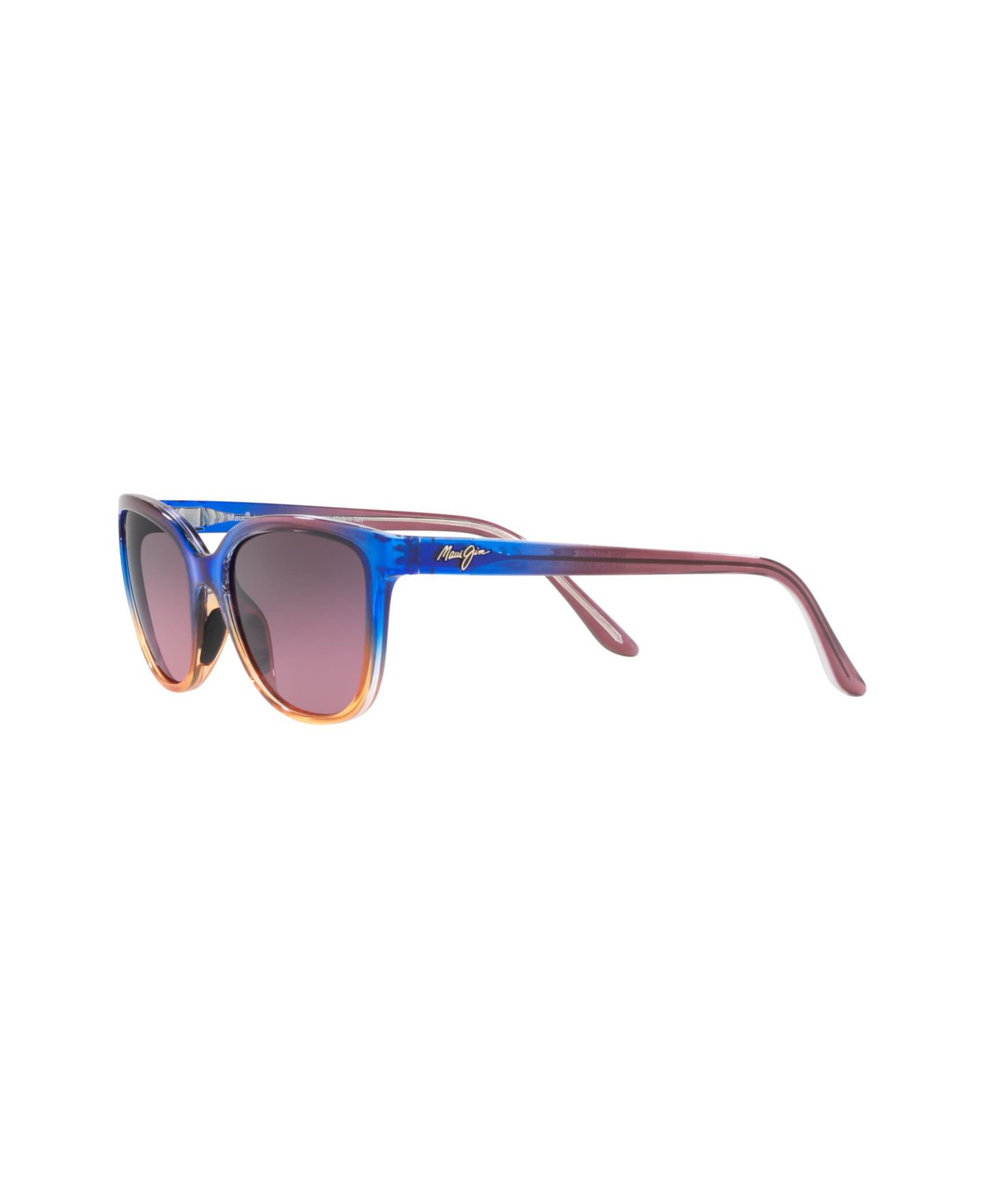 Женские солнцезащитные очки Maui Jim Polarized Sunglasses, 758 Honi, цвет: Синий разноцветный — фото 8