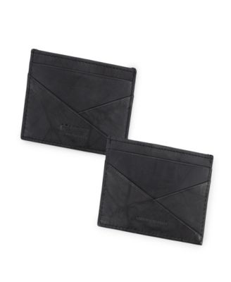 Men's RFID Leather Slimfold Wallet with Removable Magnetic Card Case