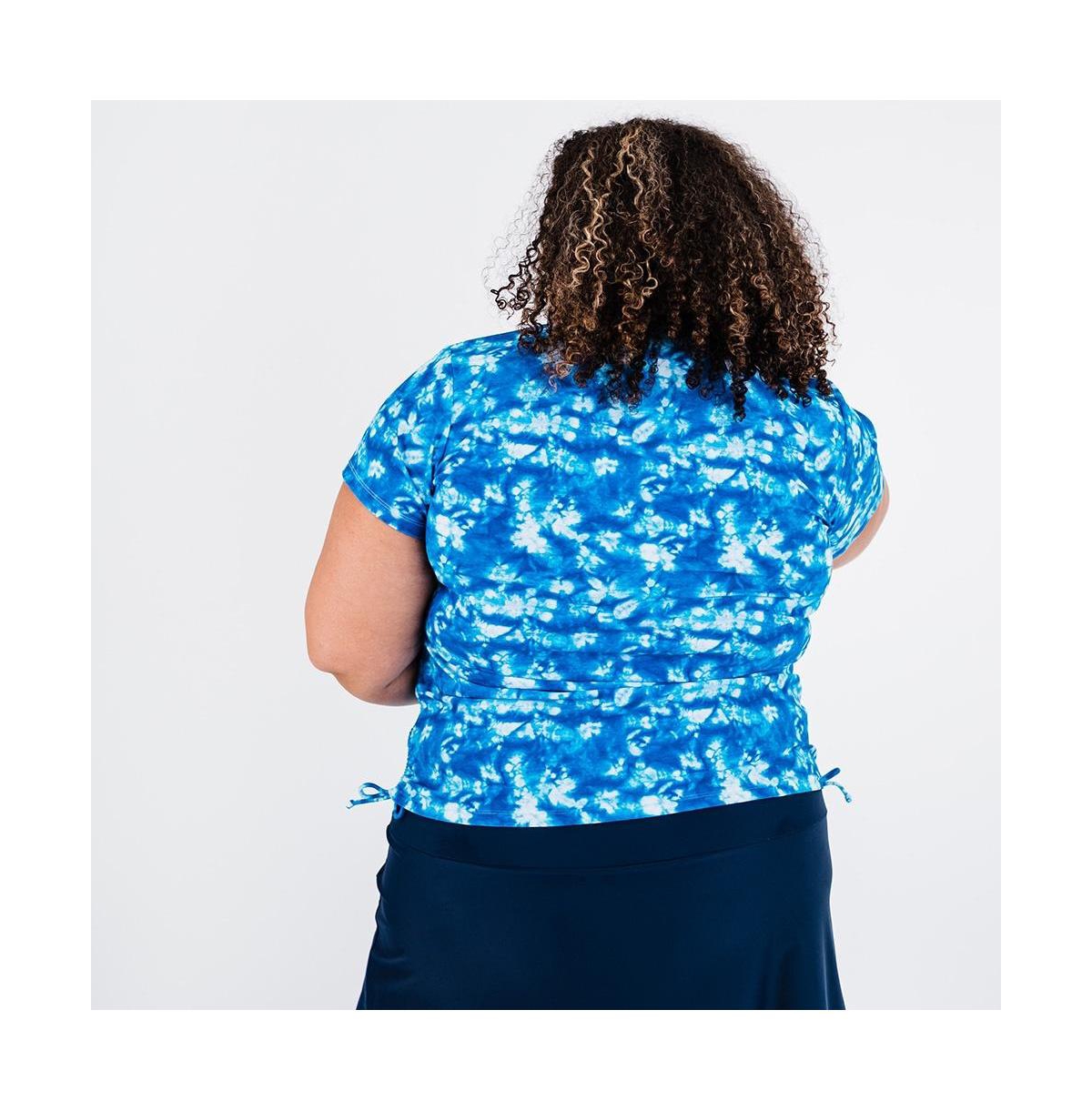 Calypsa Plus Half-Zip Adele Swim Top