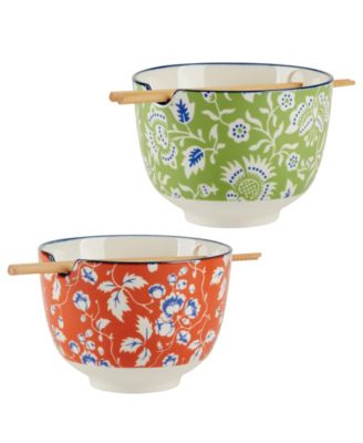 Panache Set of 2 Ramen Bowls, 2 Asst