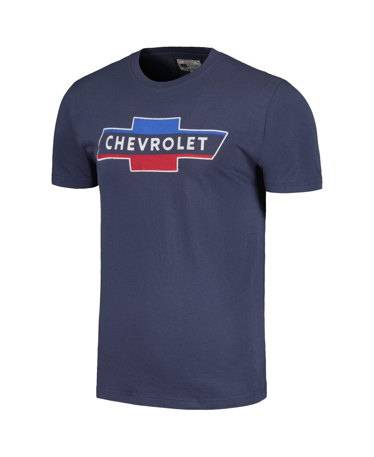 Men's American NeedleDistressed Chevrolet Brass Tacks T-shirt - Navy