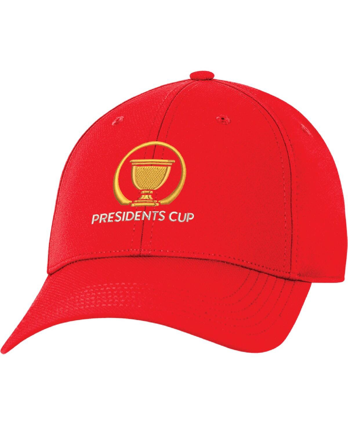 Men's and Women's Ahead Red 2024 Presidents Cup Stratus Adjustable Hat - Red