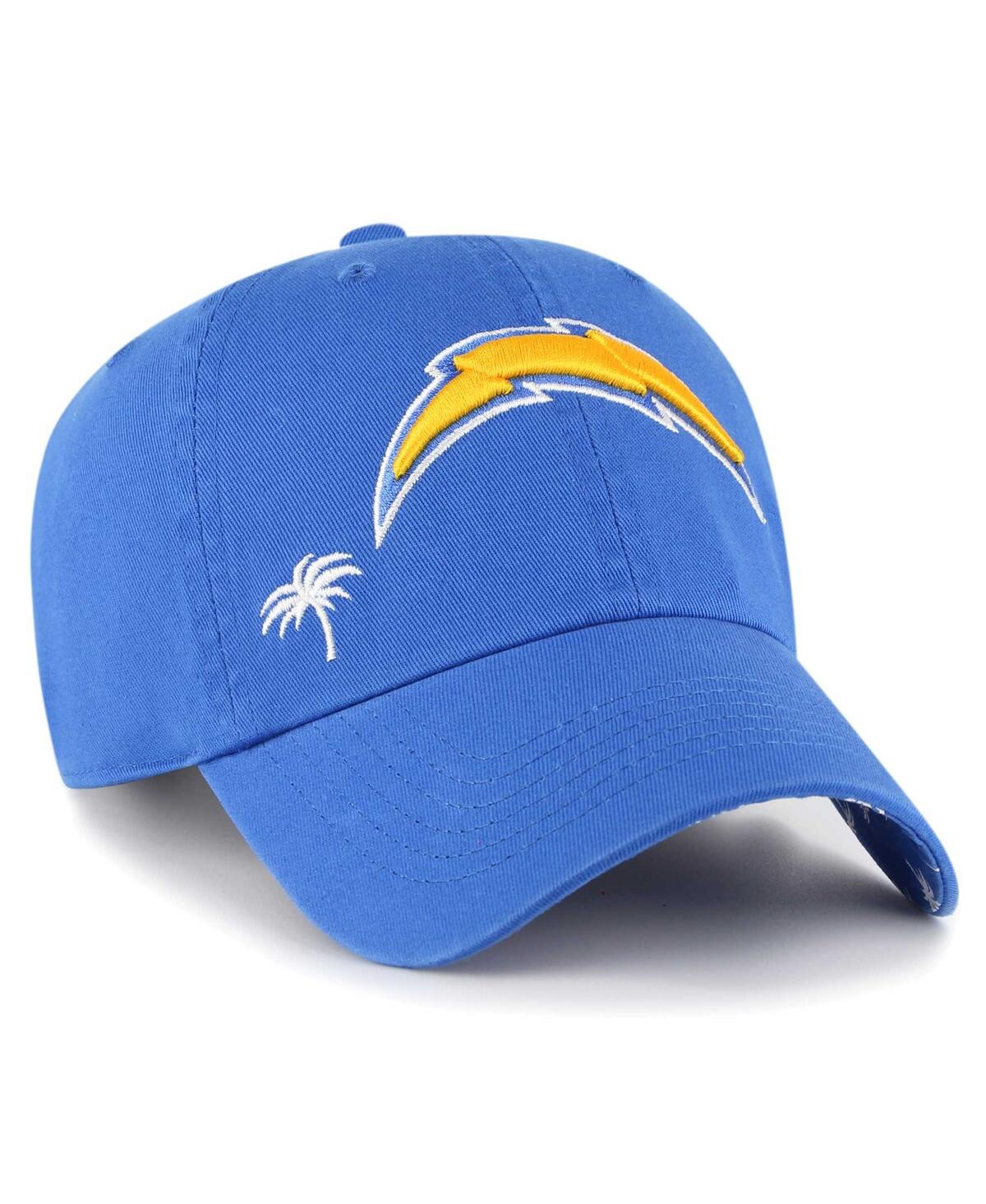 Women's '47 Brand Powder Blue Los Angeles Chargers Confetti Icon Clean Up Adjustable Hat - Powder Blue