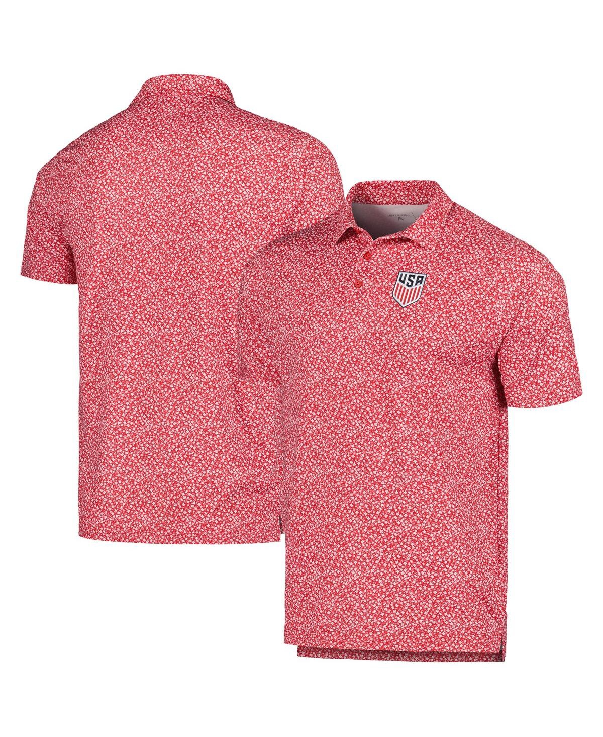 Antigua Men's  Red Usmnt Terrace Polo Shirt
