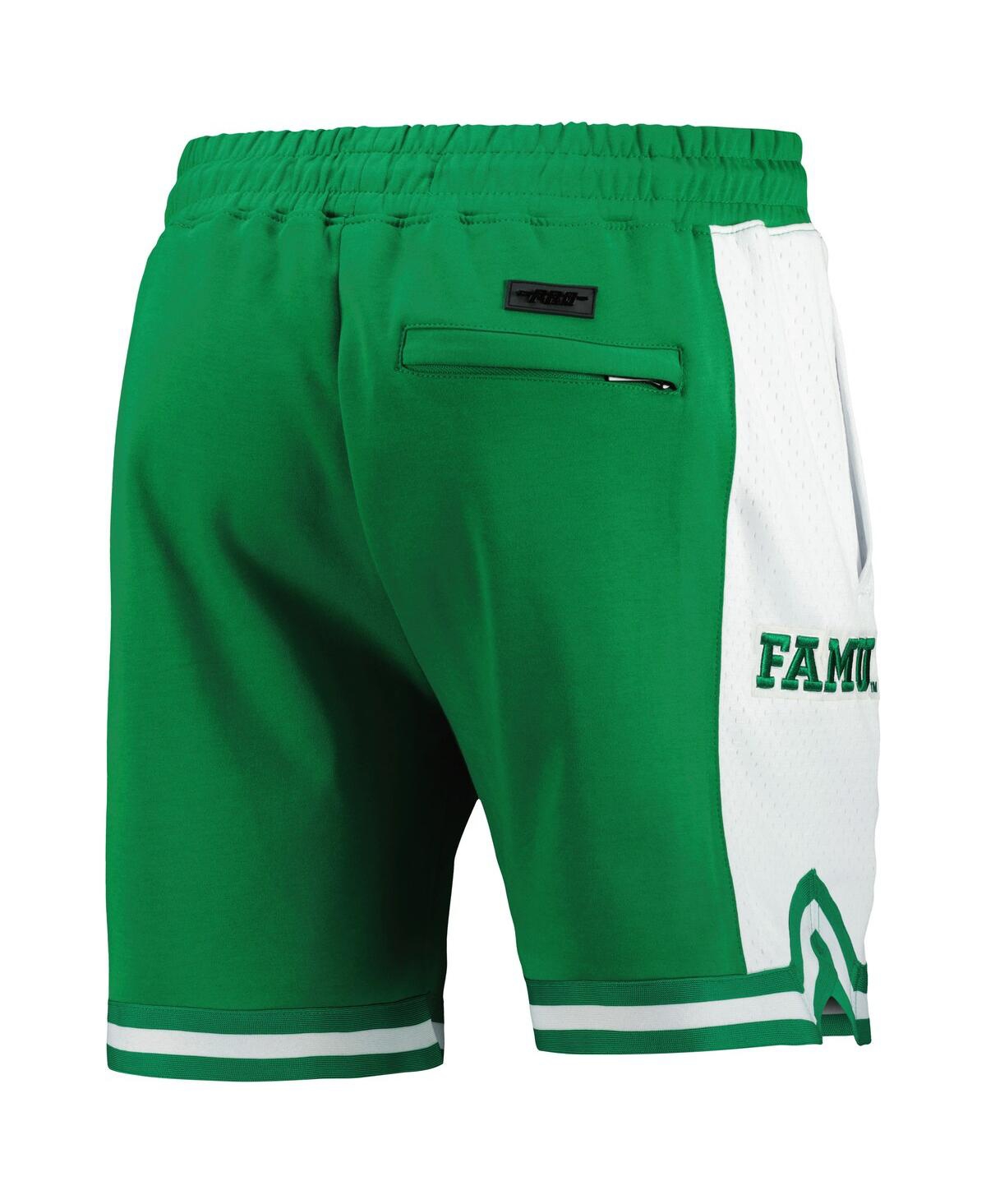 PRO STANDARD MEN'S PRO STANDARD GREEN FLORIDA A&M RATTLERS SCRIPT TAIL DK 2.0 SHORTS 