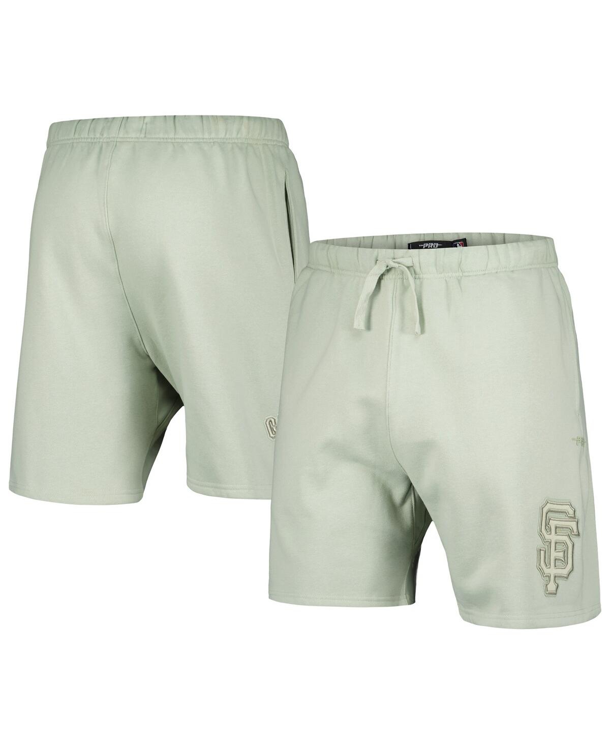 Shop Pro Standard Men's  Light Green San Francisco Giants Neutral Fleece Shorts