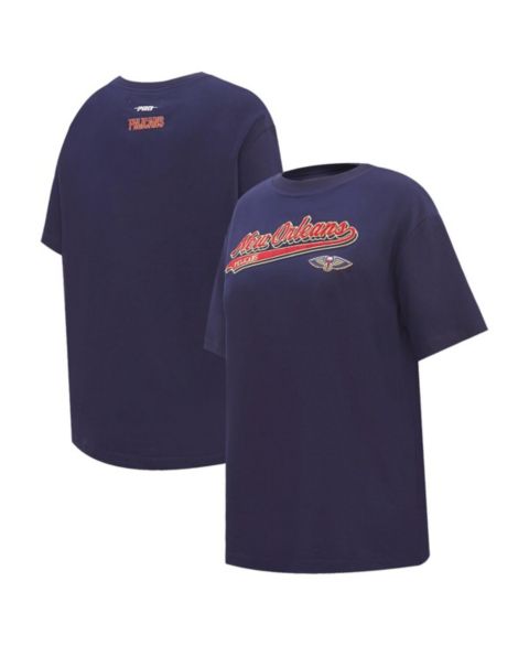 Женская футболка Pro Standard Navy New Orleans Pelicans Script Boyfriend