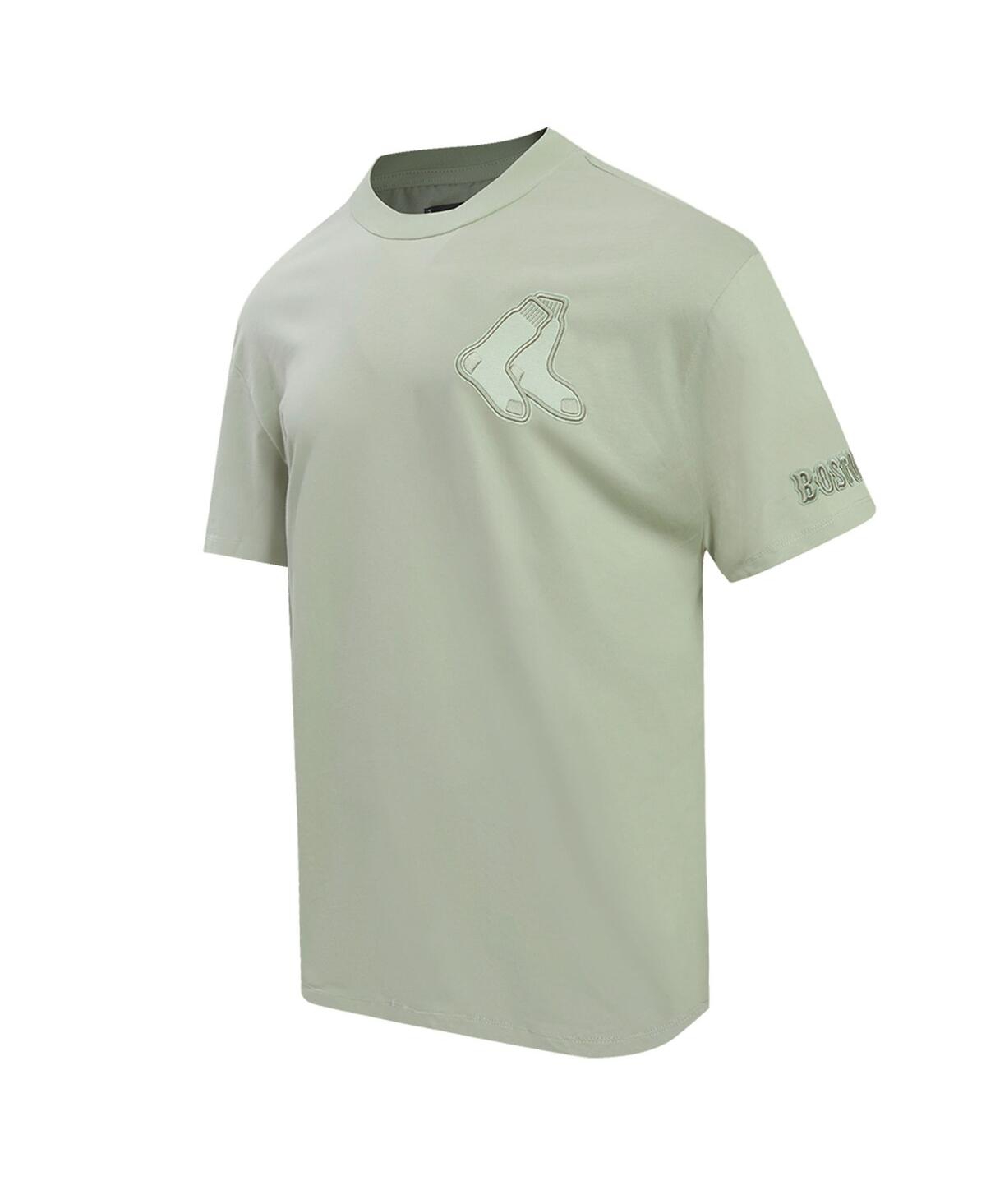 Men's Pro StandardBoston Red Sox Neutral Cj Dropped Shoulders T-shirt - Mint