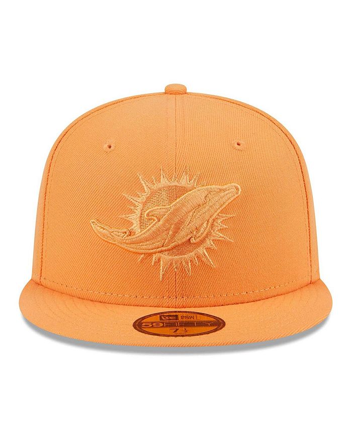 New Era Men's Orange Miami Dolphins Color Pack 59FIFTY Fitted Hat - Macy's